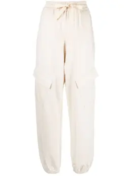 Jil Sander: Хлопковые брюки  Drawstring