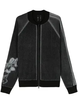 Y-3: Чёрный кардиган 