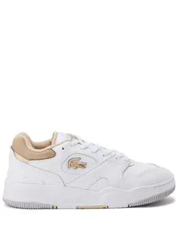 Lacoste: Белые кроссовки 