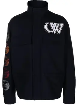 Off-White: Чёрная куртка 