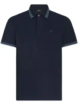 ETRO: Поло  Pegaso в полоску