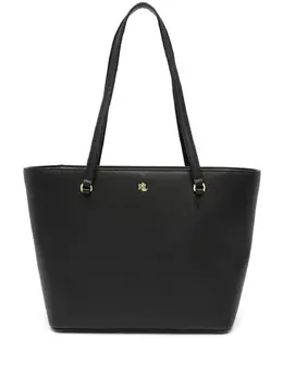 Lauren Ralph Lauren: Чёрная сумка-шоппер 