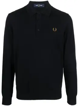 Fred Perry: Поло с длинным рукавом 