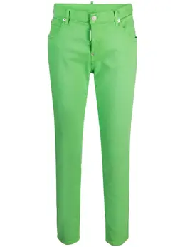 Dsquared2: Зелёные джинсы 