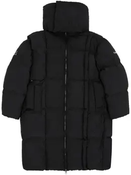 MM6 Maison Margiela: Чёрное пальто 