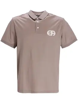 Emporio Armani: Поло на пуговицах 