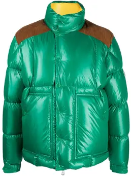Moncler: Яркая куртка 