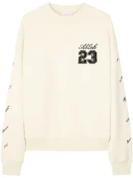 Off-White: Светлый свитшот 