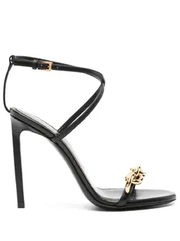 TOM FORD: Чёрные сандалии  Chain