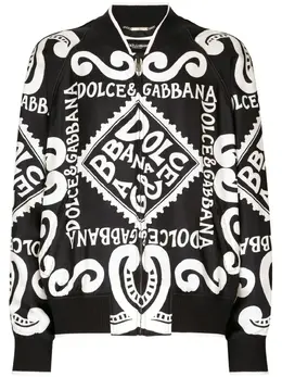 Dolce & Gabbana: Куртка с принтом 