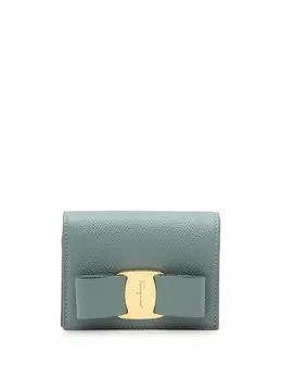 Ferragamo: Голубой кошелёк  Vara Bow