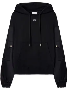 Off-White: Толстовка с принтом 