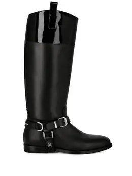 Philipp Plein: Чёрные сапоги 