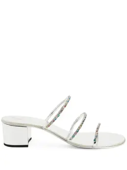 Giuseppe Zanotti: Тёмные сандалии  Colorful