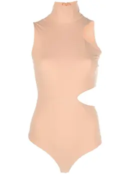 Wolford: Бежевый боди 