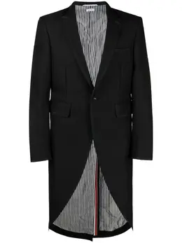 Thom Browne: Однобортное пальто 