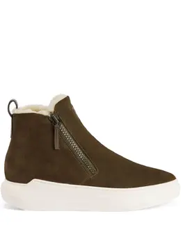 Giuseppe Zanotti: Коричневые ботинки  Conley Zip