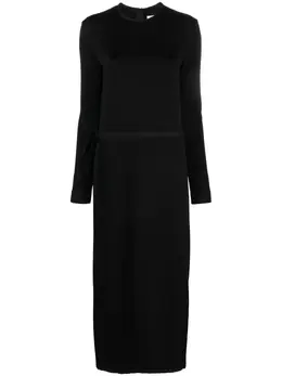 Jil Sander: Платье  Drawstring миди