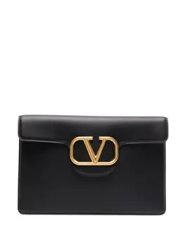 Valentino Garavani: Чёрный клатч 