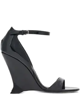 Ferragamo: Чёрные сандалии 