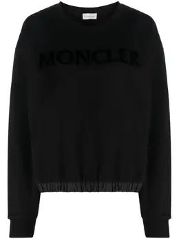 Moncler: Свитшот с принтом 