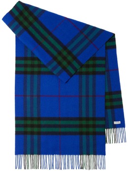 Burberry: Голубой шарф  Vintage Check