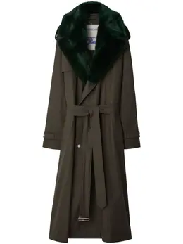 Burberry: Тёмный плащ 