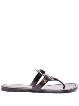 Tory Burch: Тёмные сандалии  Miller