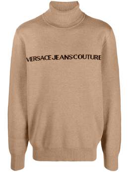 Versace Jeans Couture: Бежевый свитер 