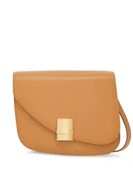 Ferragamo: Коричневая сумка через плечо 