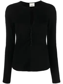 ISABEL MARANT: Чёрная блуза 