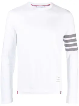 Thom Browne: Футболка  4-Bar в полоску