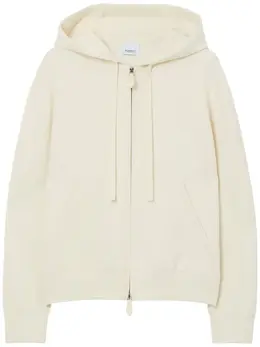 Burberry: Белая толстовка 