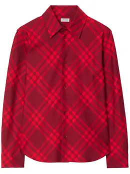 Burberry: Хлопковая рубашка 