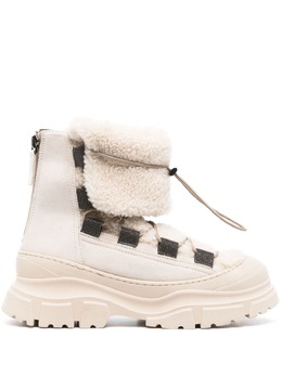 Brunello Cucinelli: Белые ботинки 