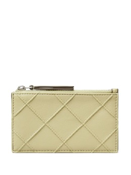 Tory Burch: Светлый картхолдер  Fleming