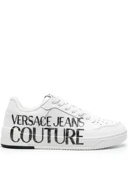 Versace Jeans Couture: Белые кроссовки 