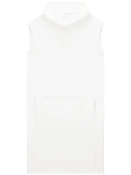 Courrèges: Платье с капюшоном 