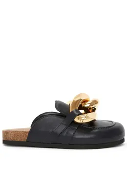 JW Anderson: Синие сабо  Chain