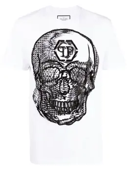 Philipp Plein: Футболка  Skull с принтом