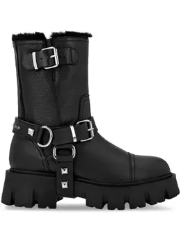 Philipp Plein: Чёрные ботинки 