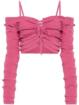 Blumarine: Трикотажный кардиган 