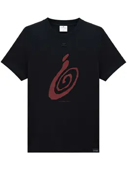 Courrèges: Футболка с принтом 