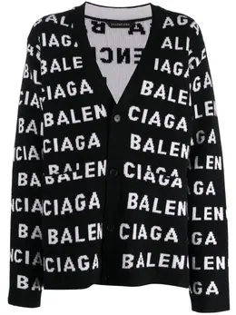 Balenciaga: Трикотажный кардиган 