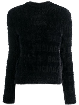 Balenciaga: Трикотажный свитер 