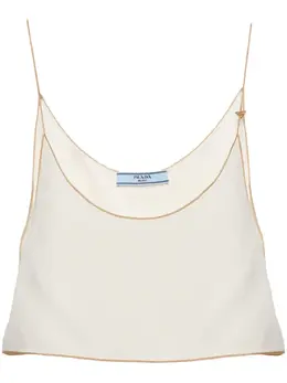 Prada: Белый топ 