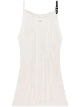 Courrèges: Платье на бретельках 