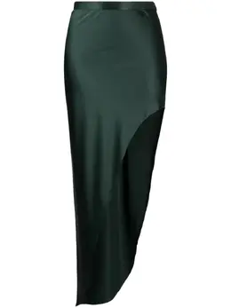 Fleur Du Mal: Юбка с разрезом 