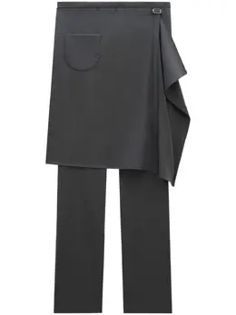 Courrèges: Брюки из шерсти 