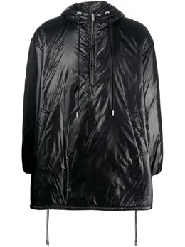 Saint Laurent: Плащ с капюшоном 